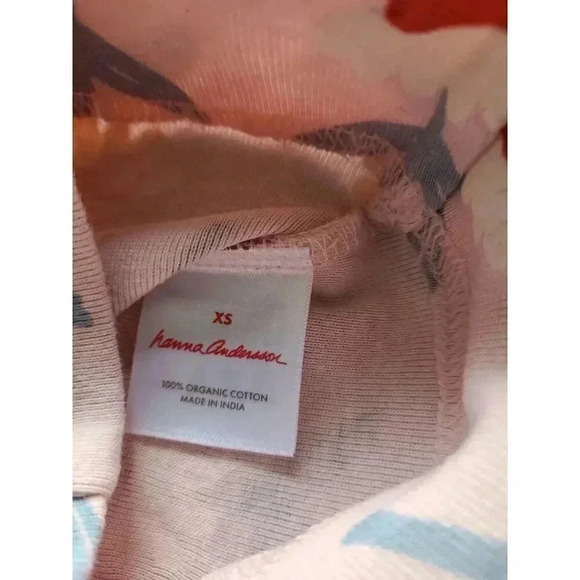 Hanna Andersson baby girl size‎ xs flower hat #3 - Picture 3 of 3